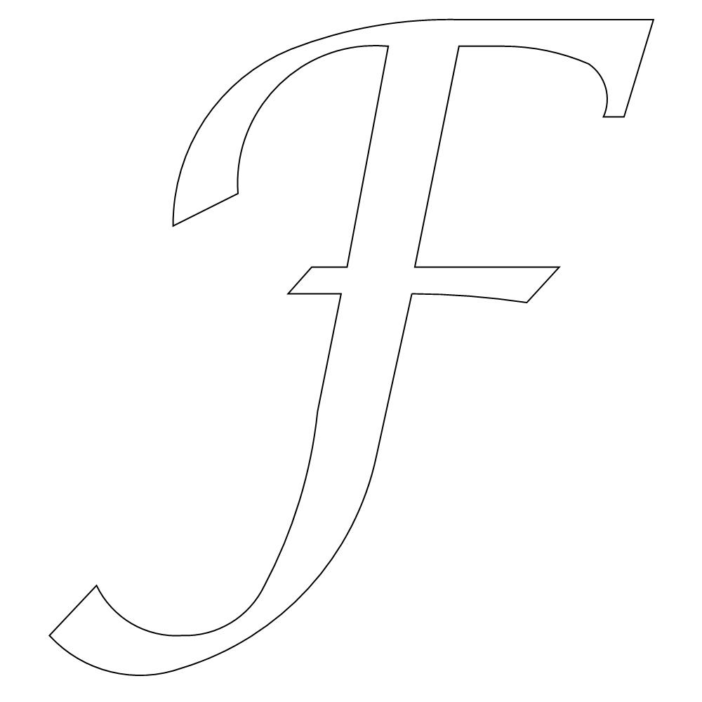 calligraphy font capital f Digital Pattern Sweet Dreams Quilt Studio